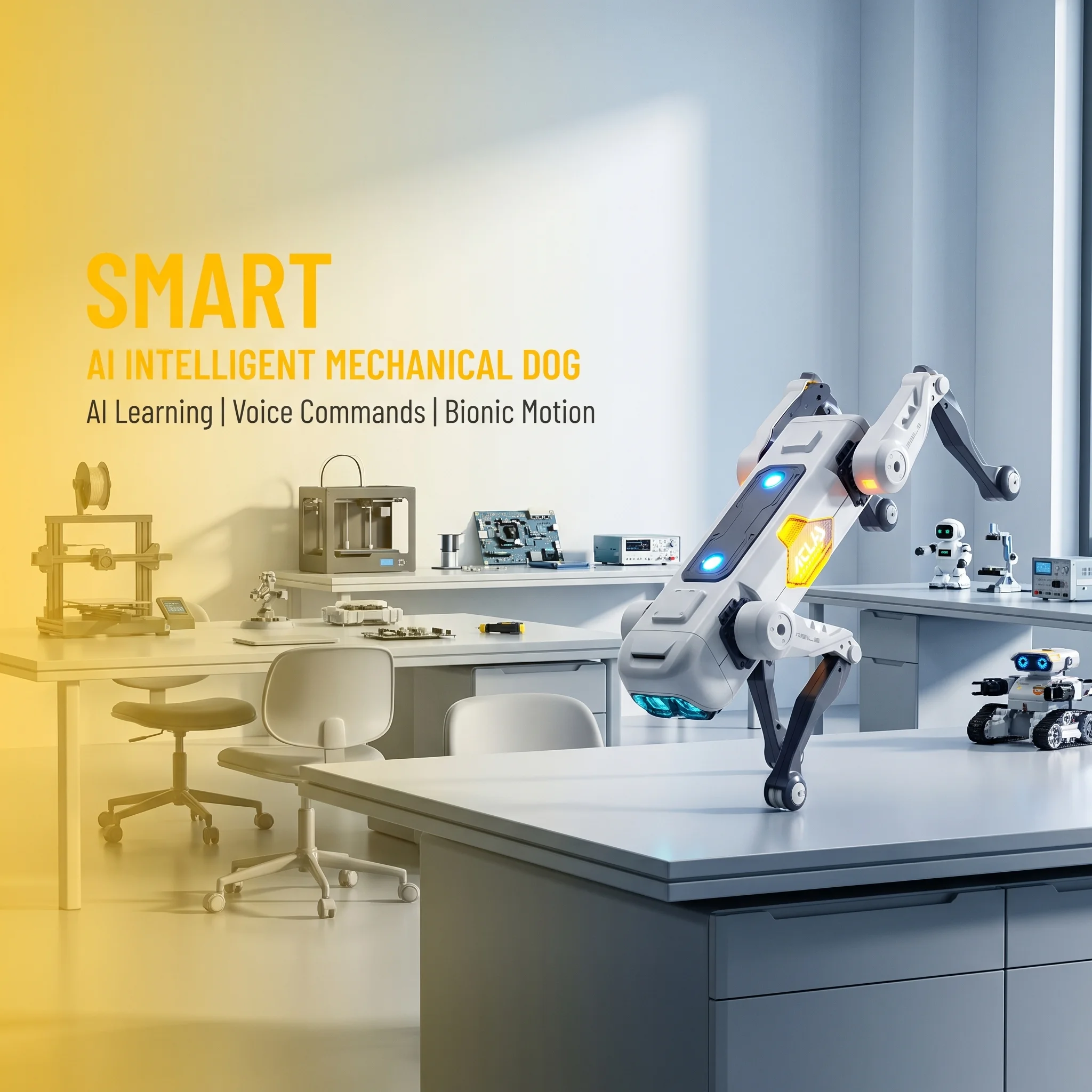 AI Smart Robot Dog, Voice & AP - Drone Kit With Camera 评论和价格